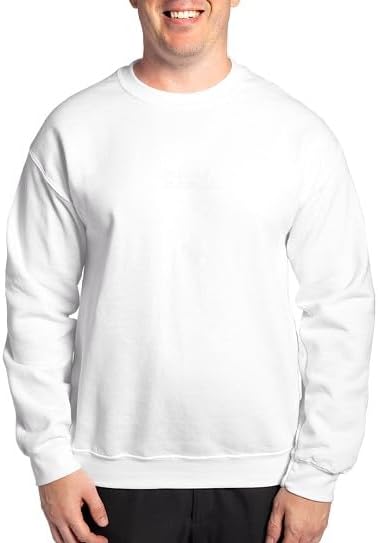 CafePress Finished Phd, Doctoral Degree Sweatshirt Classic Crew Neck Light Sweatshirt - White