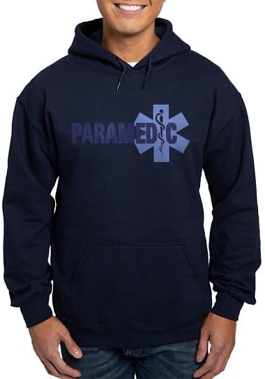 CafePress Paramedic Hooded Sweatshirt Men's Hooded Sweatshirt - Navy