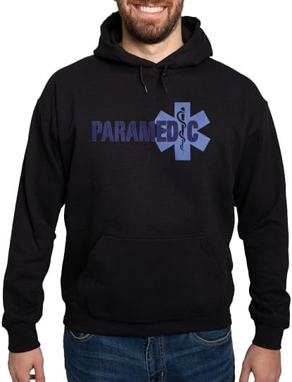 CafePress Paramedic Hooded Sweatshirt Men's Hooded Sweatshirt - Black