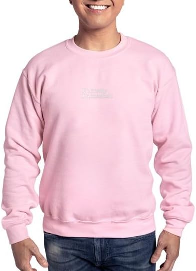 CafePress Finished Phd, Doctoral Degree Sweatshirt Classic Crew Neck Light Sweatshirt - Pink