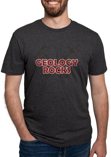 CafePress Geology Mens Tri Blend T Shirt Men's Deluxe Tri-Blend T-Shirt - Black