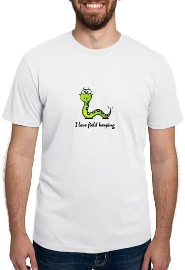 CafePress I Love Field Herping T Shirt Men's Deluxe Tri-Blend T-Shirt - White