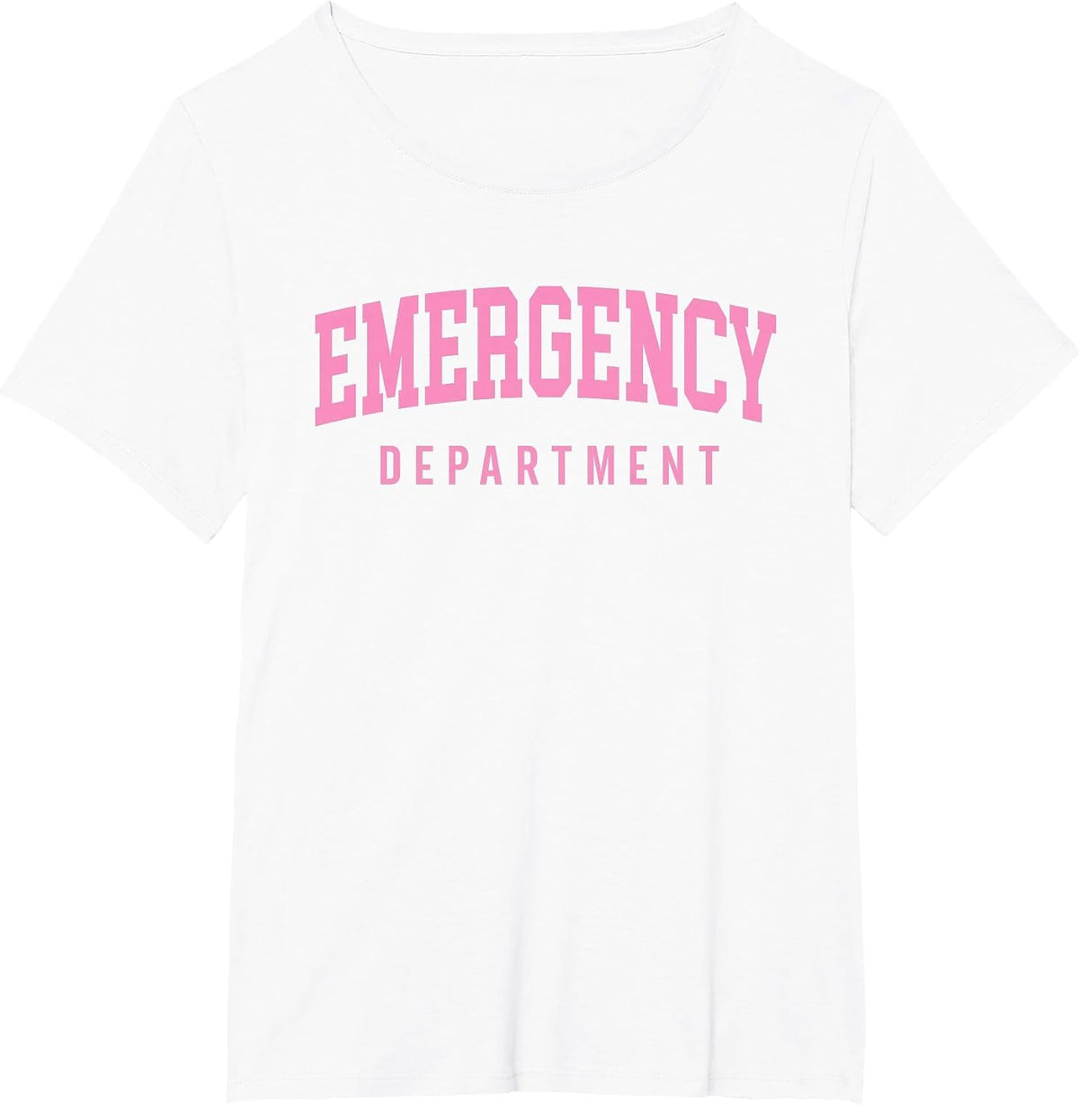 ER Nurses Emergency Department Nurses ER Doctor Retro Pink T-Shirt - White