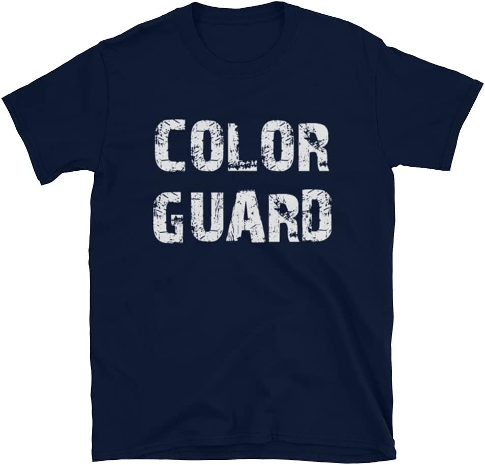 Wildflower Design Co. Colorguard Short-Sleeve Unisex T-Shirt Navy - As Pictured