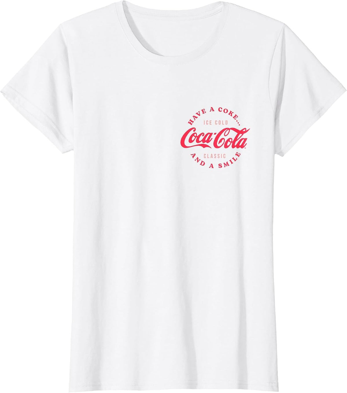Coca-Cola The Real Thing Vintage Front & Back T-Shirt - White