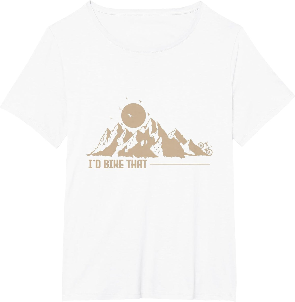 I'd Bike that Cycling T-Shirt - White