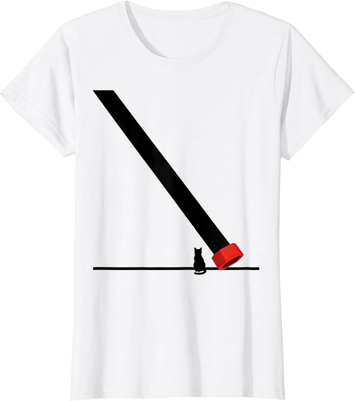 Fire Hose Cat Firefighter Humor Fireman Pride T-Shirt - White