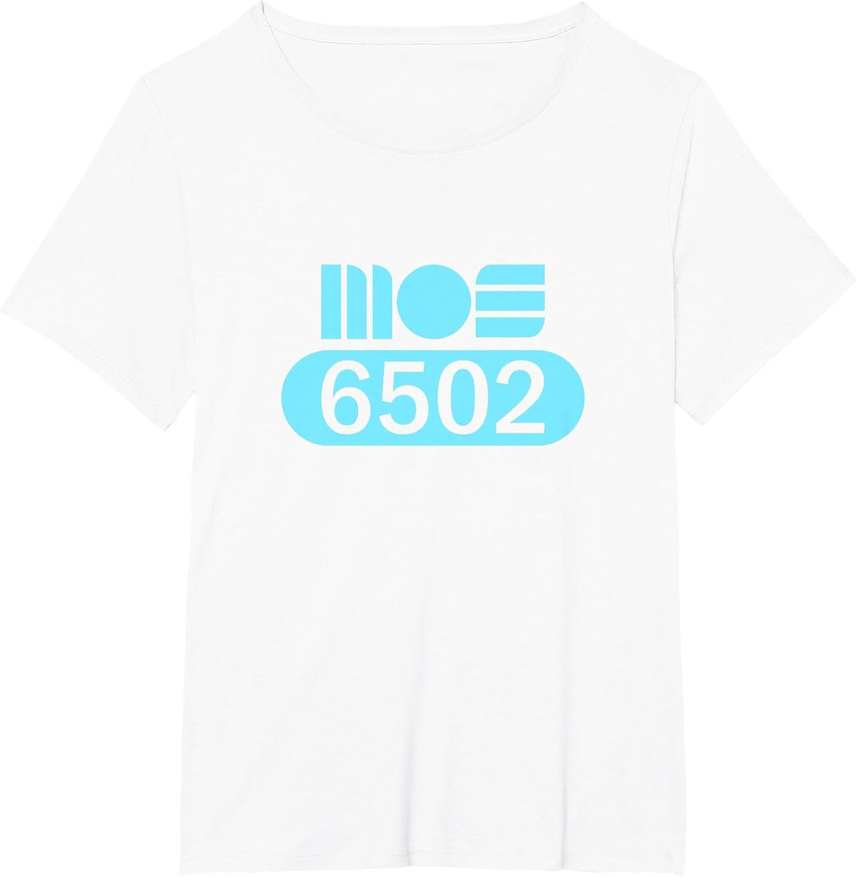 MOS 6502 CPU Retro Programmer Coder Processor Old School T-Shirt - White