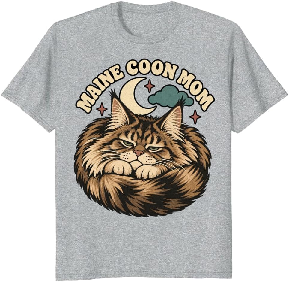 Bengal Cat Mom T-Shirt Rainbow Splatter Camp Patch Graphic Tee - S6