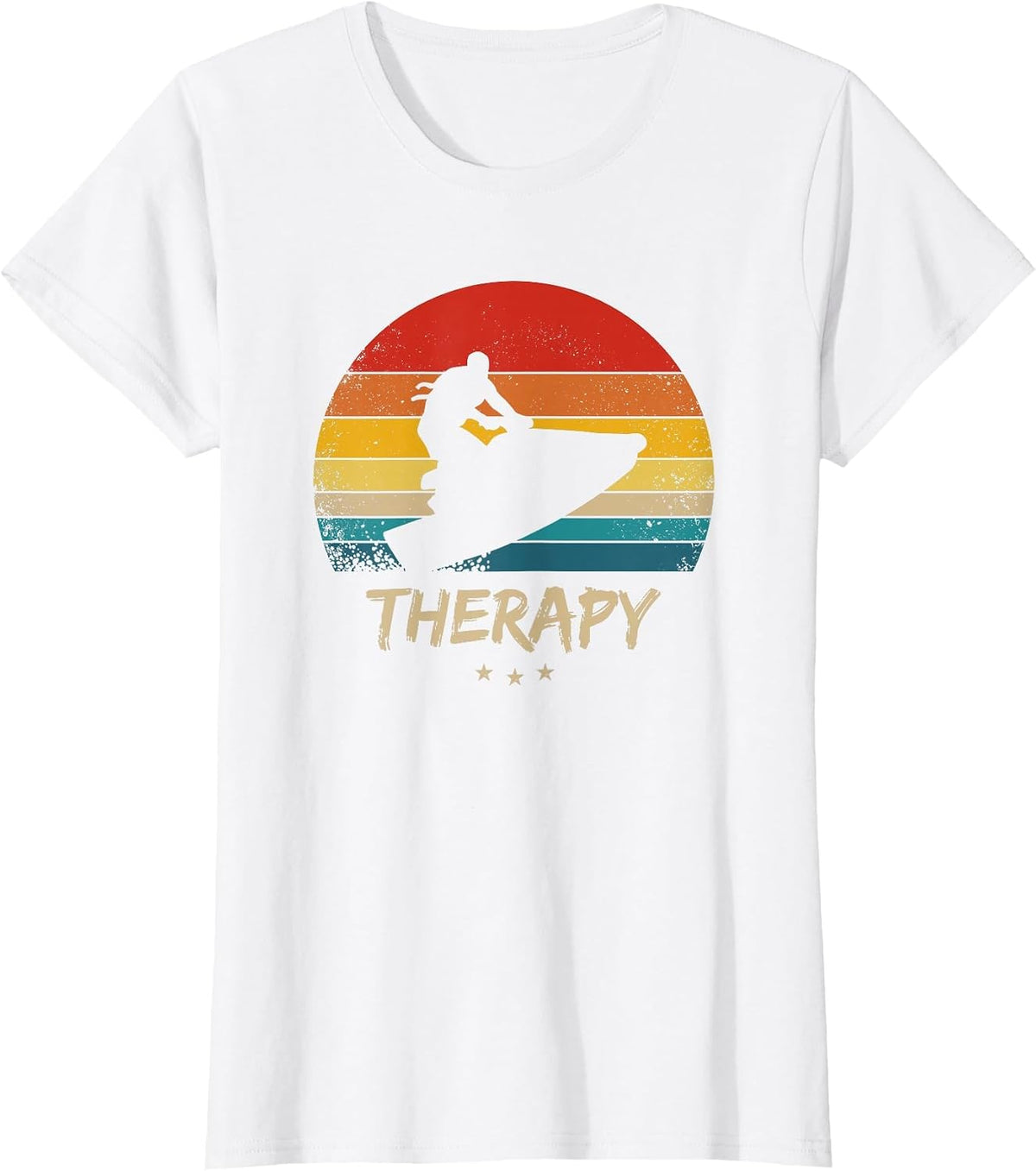 Jet Ski - Funny Jetski Therapy T-Shirt - White