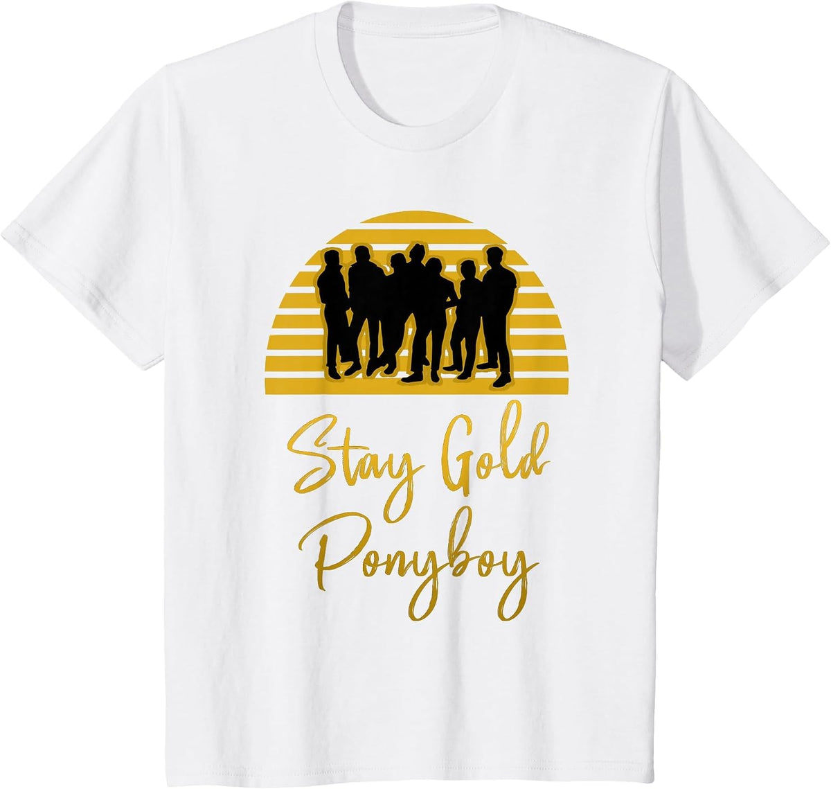 Stay Gold Ponyboy Vintage Classic 80s 70s T-Shirt - White