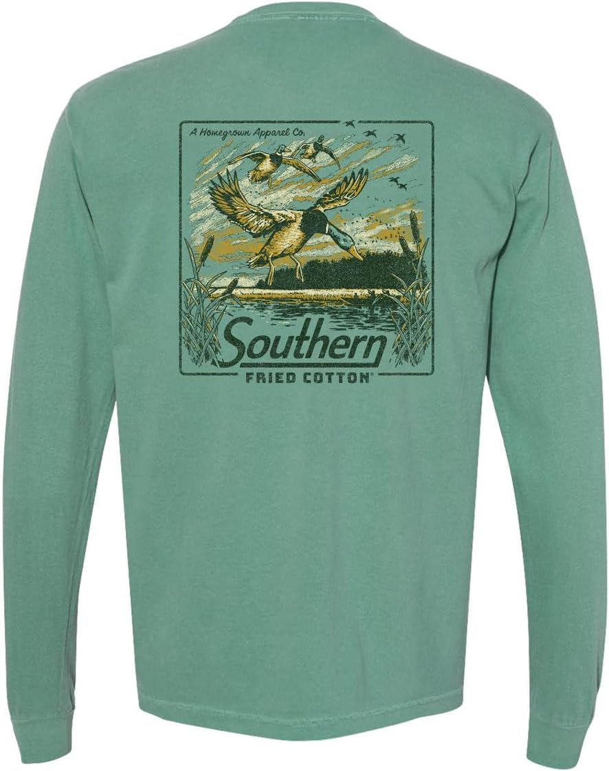 Mallard Duck Easy Landing Hunting Long Sleeve T Shirt - As Pictured