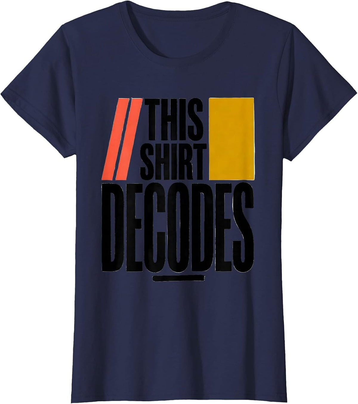 Women's This Shirt Decodes Structured Literacy Reading Teacher T-Shirt - Navy Blue