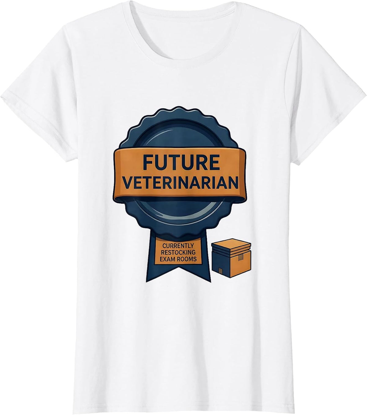 Future Veterinarian (Currently Restocking Exam Rooms) T-Shirt - White