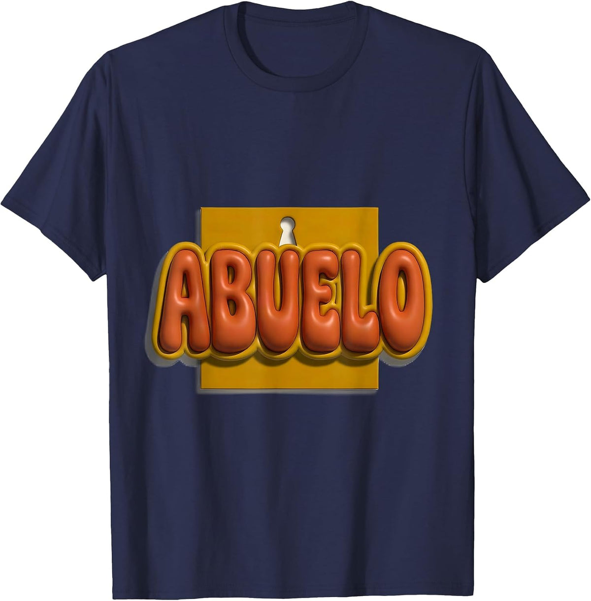 Abuelo Retro Groovy Grandparent Day Gift for Grandmothers T-Shirt - Navy Blue