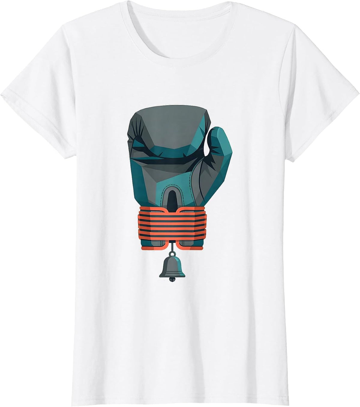 Boxing Glove Flat Vector Boxing Fan Gift T-Shirt - White