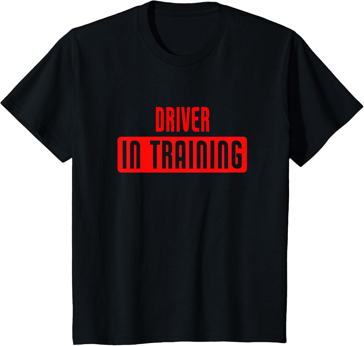Driver in Training Future Driver T-Shirt - Black