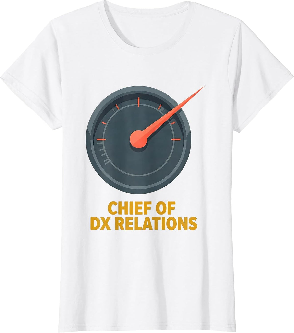 Women's Chief Of DX Relations Funny Ham Radio Operator Gift T-Shirt - White