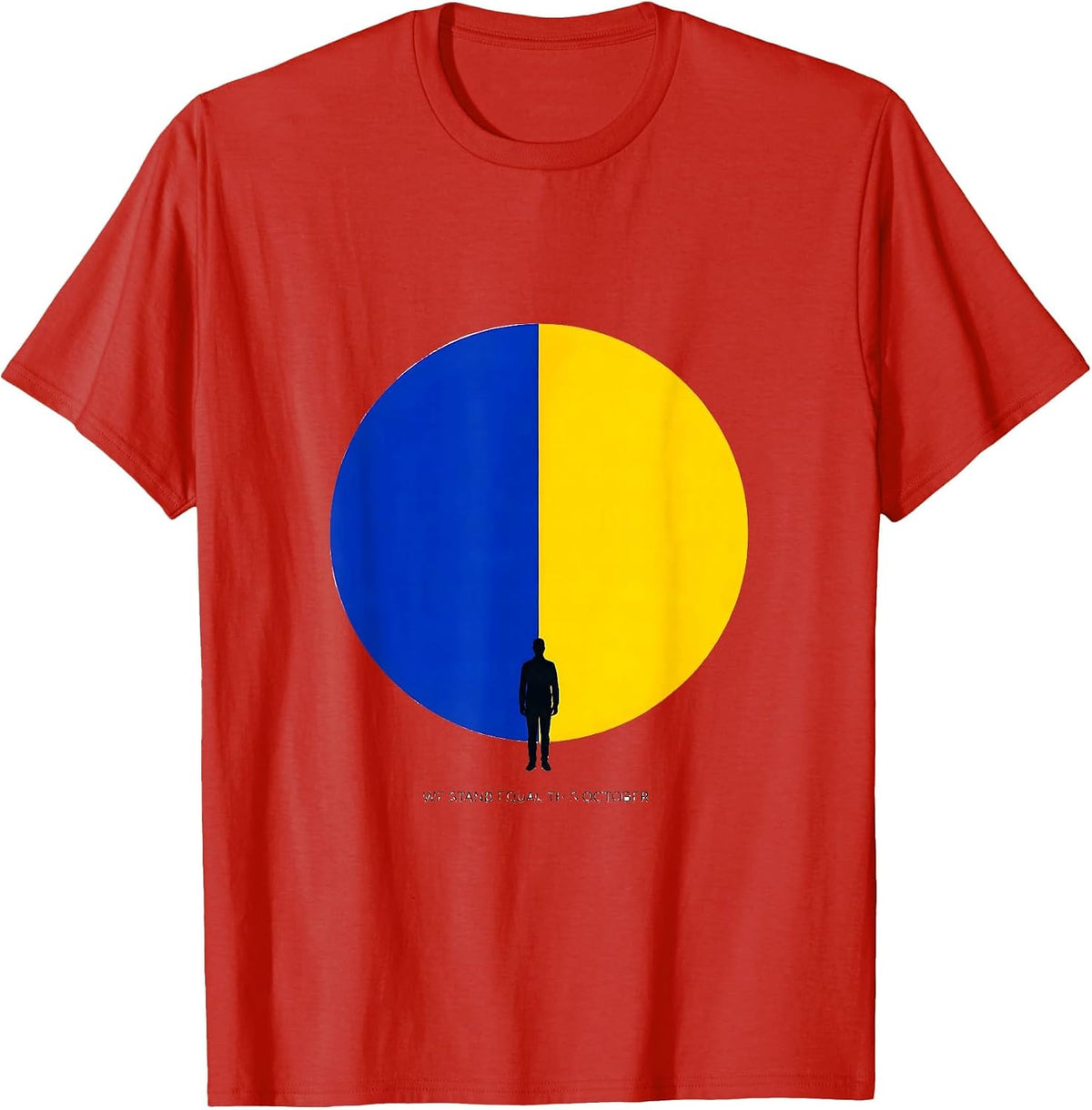 Men's We Stand Equal This October Down Syndrome Awareness Support T-Shirt - Red