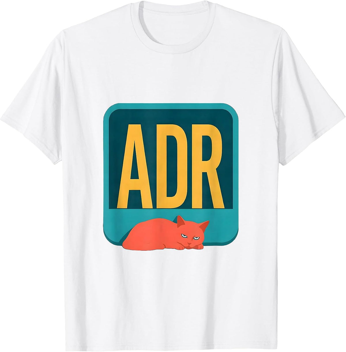 Men's ADR Funny Veterinarian Vet Tech Veterinary Student Workplace T-Shirt - White