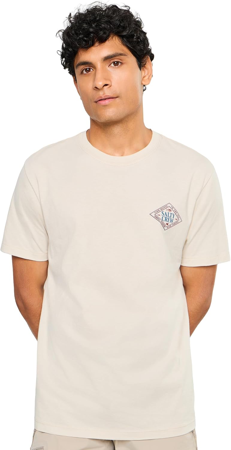Salty Crew Men's Iconic Short Sleeve Tee - Bone