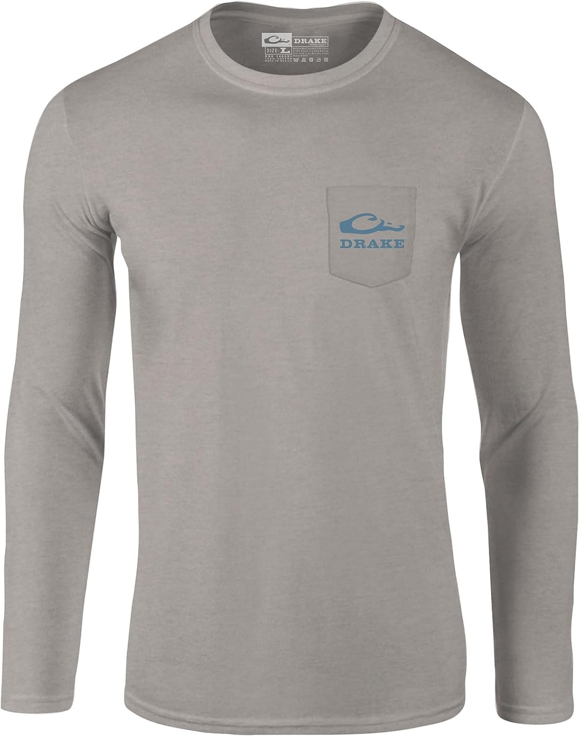 Drake Waterfowl Men's Retro Wood Duck Long Sleeve T-Shirt - Wind Chime