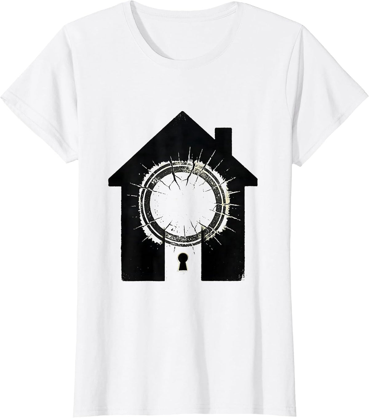 Women's Stamp on Door Realtor Humor Real Estate Agent Gift T-Shirt - White