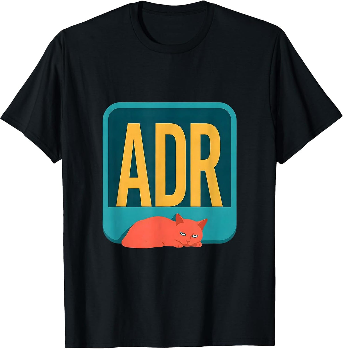 Men's ADR Funny Veterinarian Vet Tech Veterinary Student Workplace T-Shirt - Black