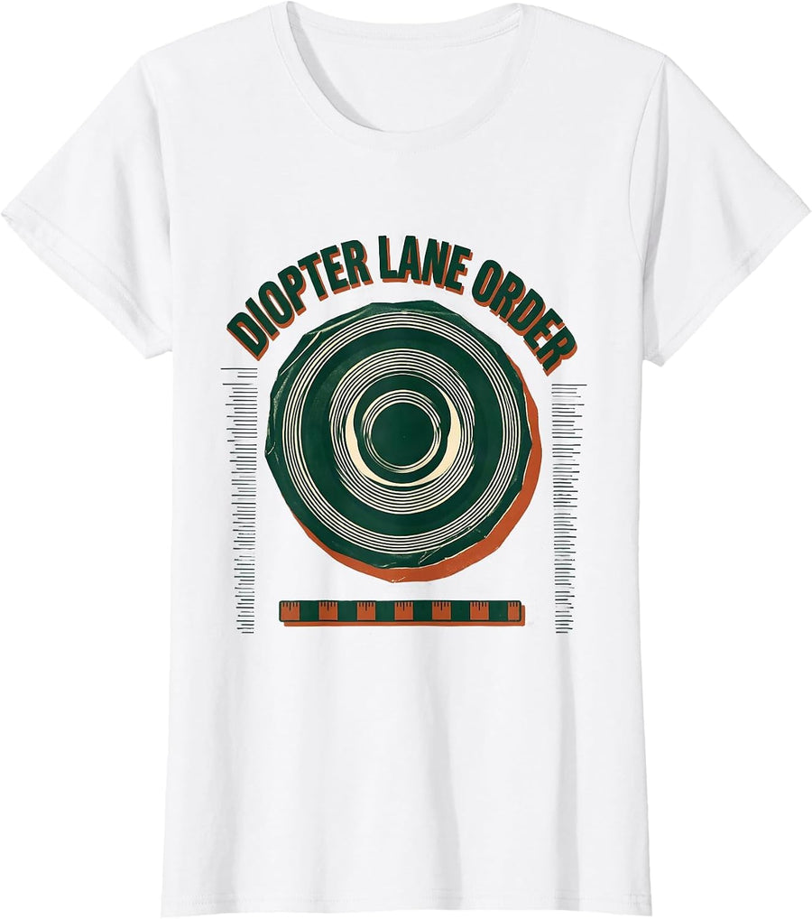 Women's Diopter Lane Order Funny Optometrist Eye Doctor Gift T-Shirt - White