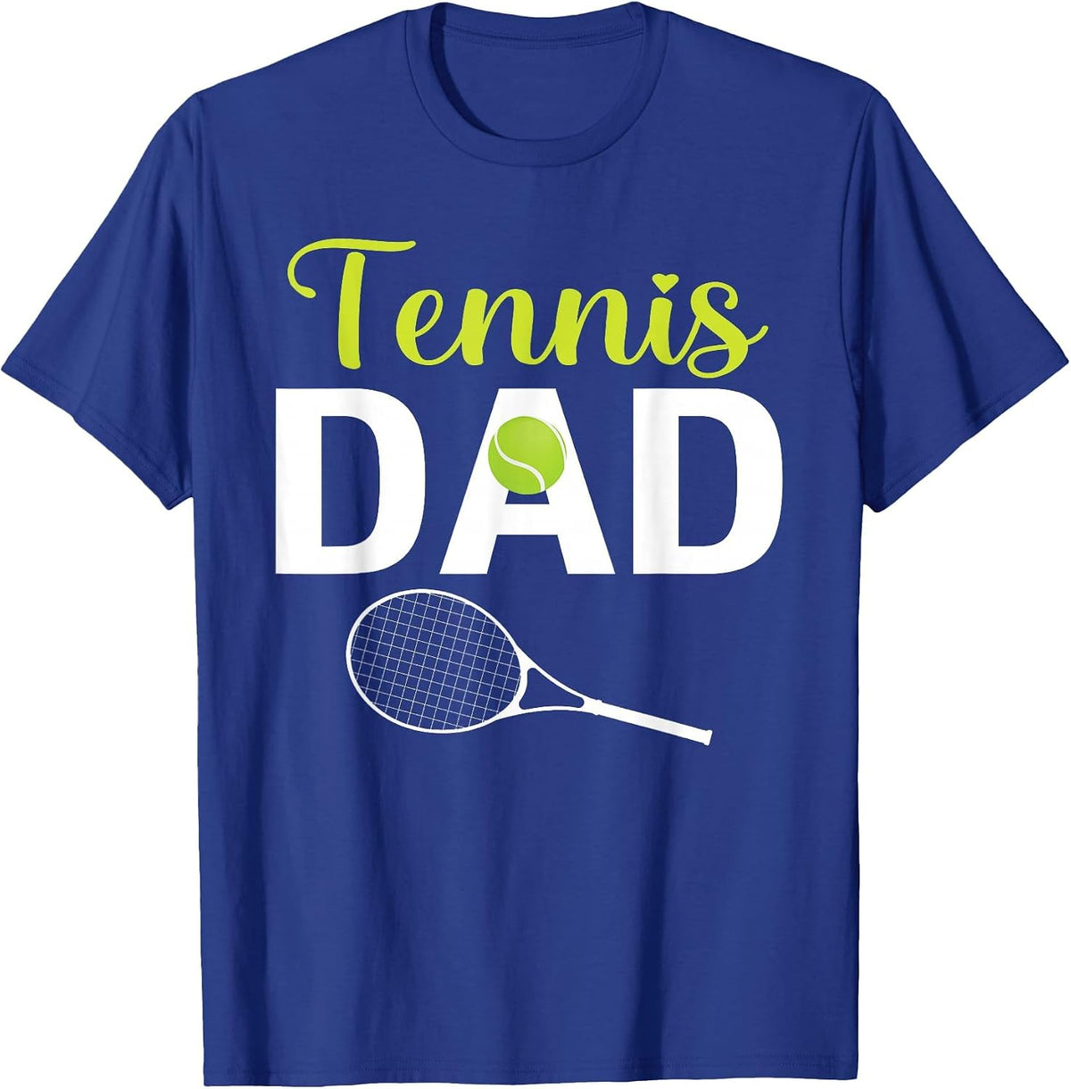 Tennis Dad T-Shirt - Royal Blue