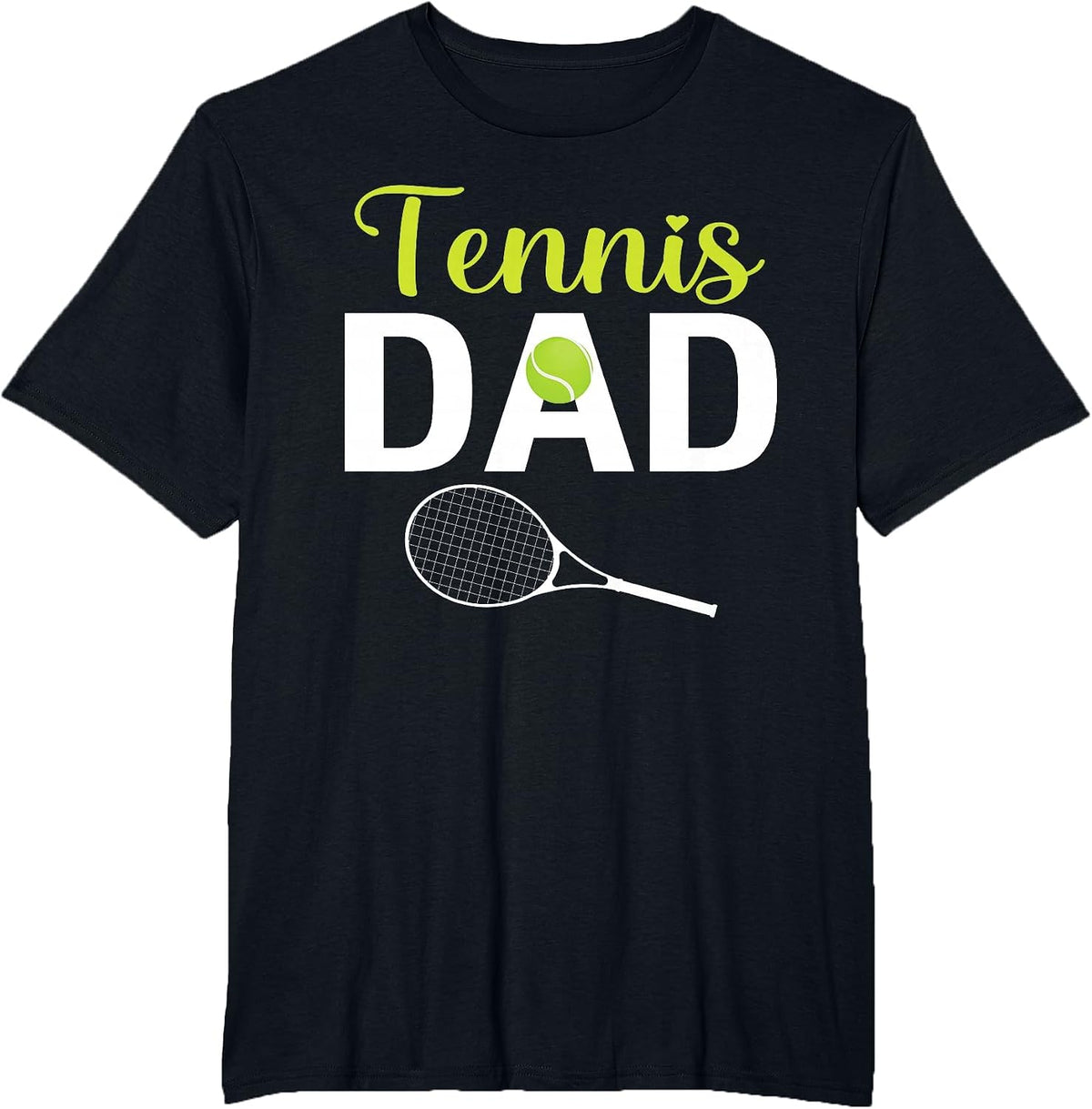 Tennis Dad T-Shirt - Black