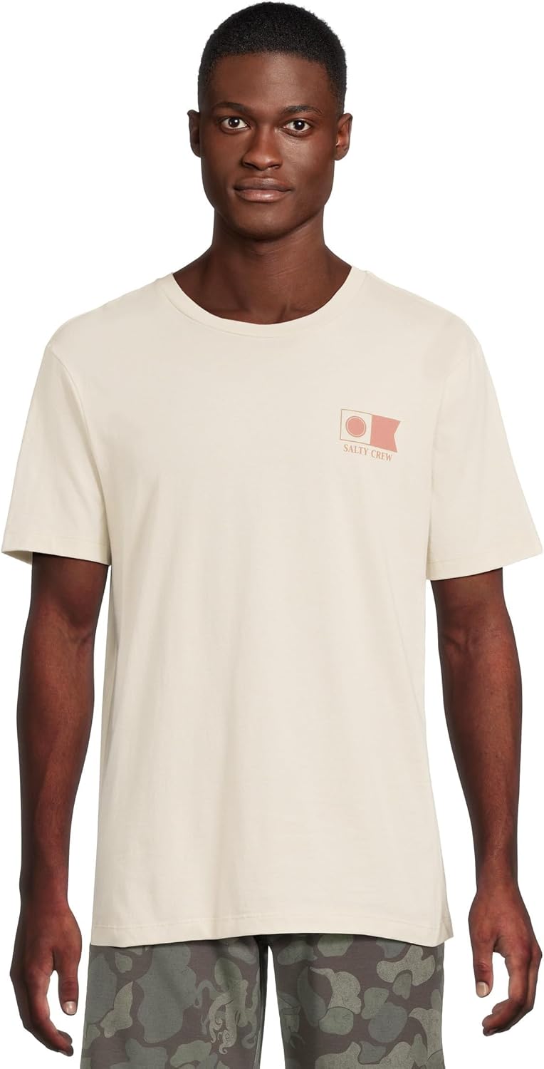 Salty Crew Men's Flagship Short Sleeve Tee - Bone