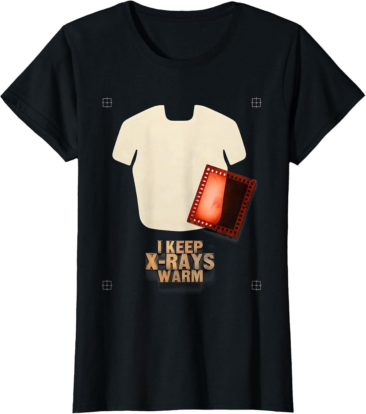 I Keep X-Rays Warm Funny Radiology Tech Rad Tech Gift T-Shirt - Black