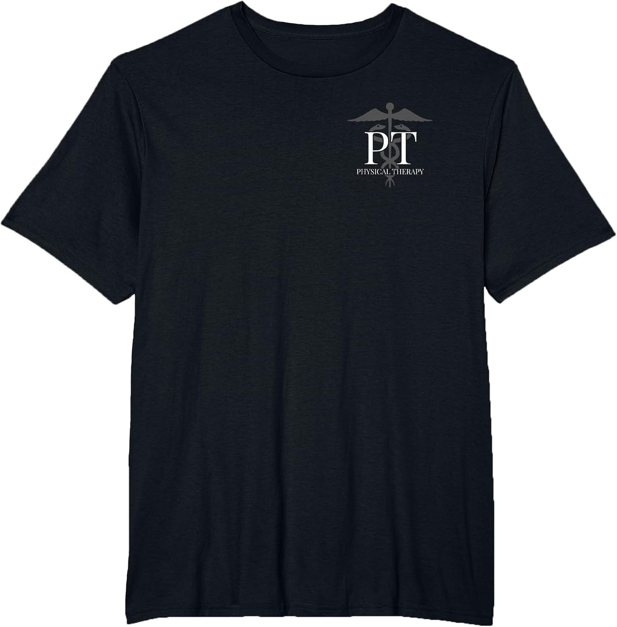 Physical Therapy - PT - Front/Back - Physical Therapist T-Shirt - Black