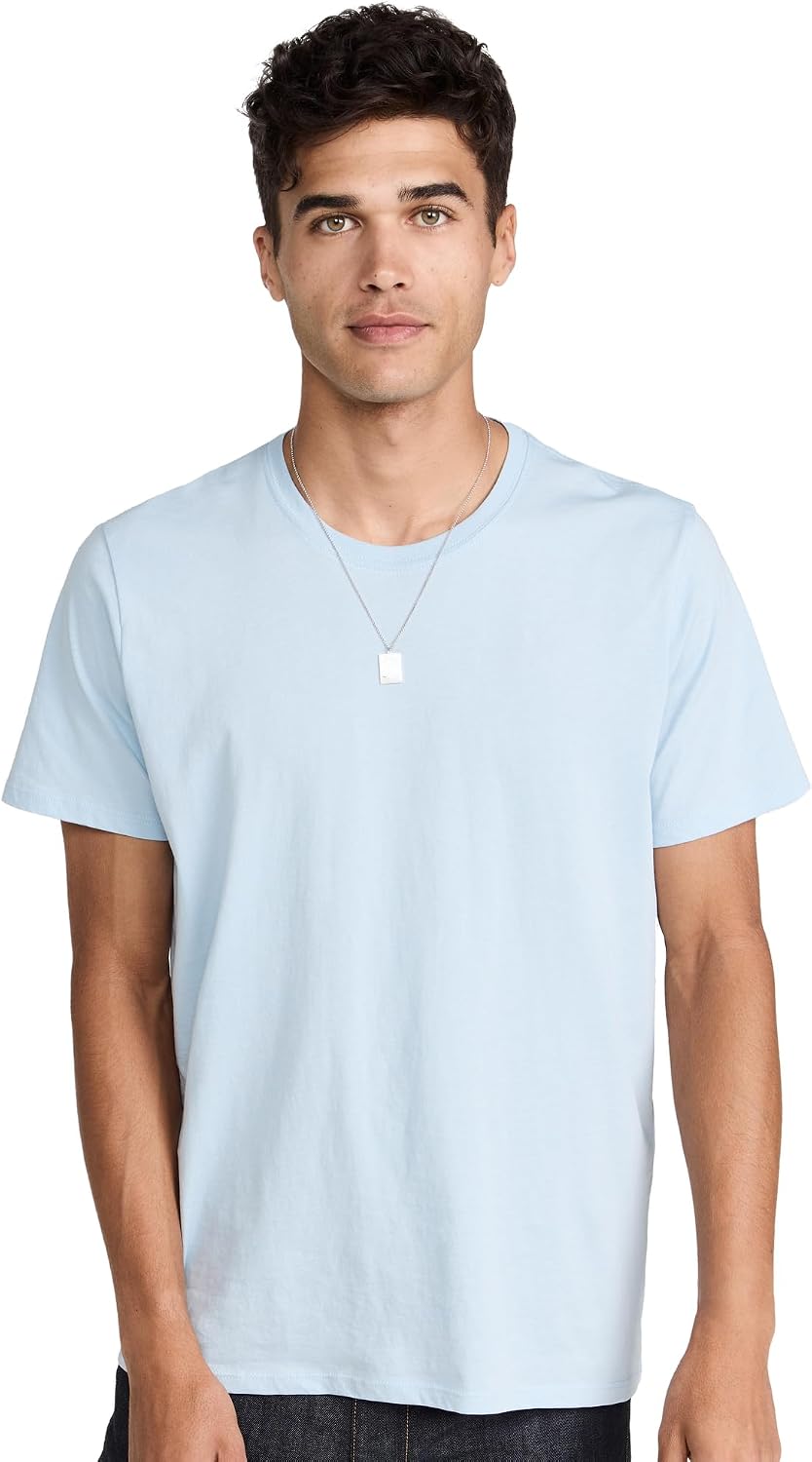 Anthony Thomas Melillo ATM Men's Classic Jersey Crew Neck Tee - Blue