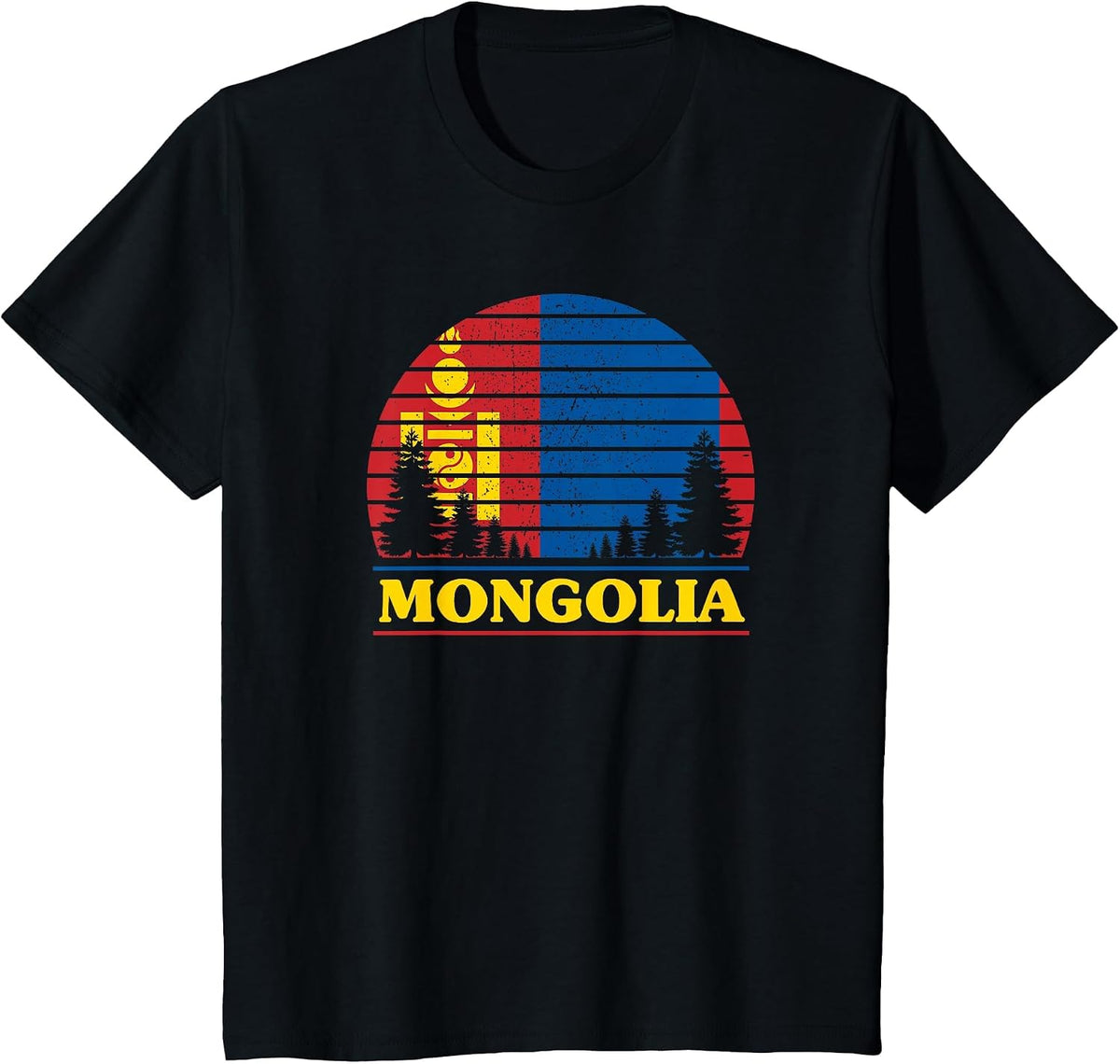 Mongolia T-Shirt - Black