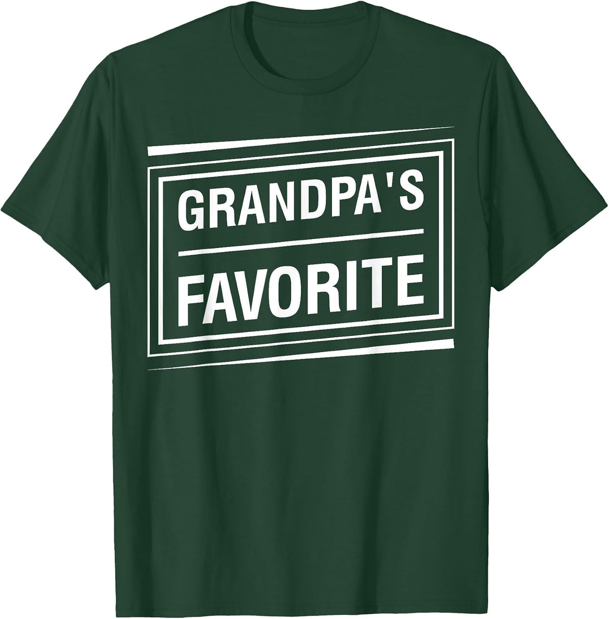 Grandpa's Favorite T-Shirt - Dark Green