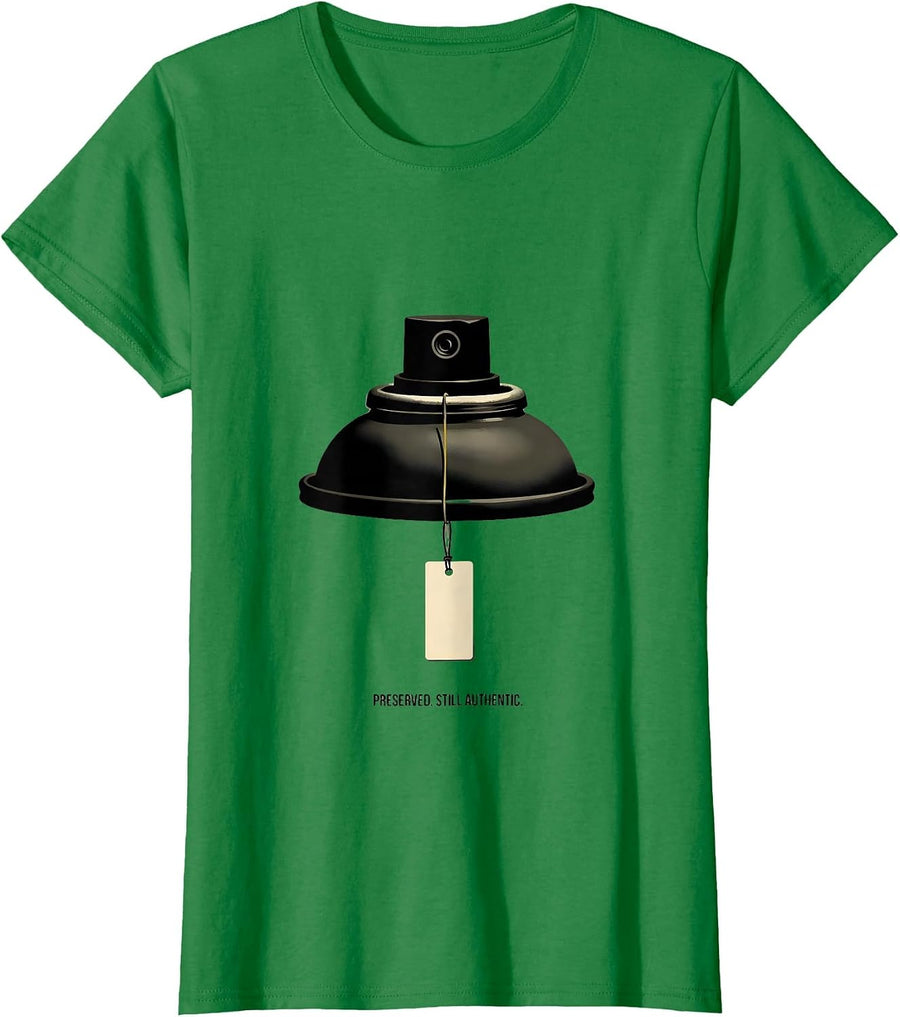 Women's Preserved. Still Authentic. Vintage 90s Hip-Hop Rap T-Shirt - Kelly Green
