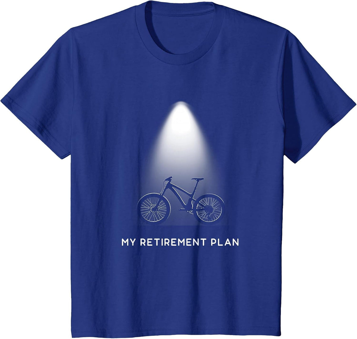 Funny Mountain Bike Apparel - MTB Mountain Bike T-Shirt - Royal Blue