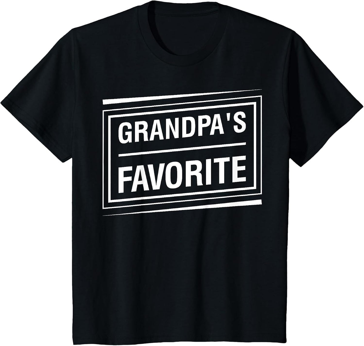 Grandpa's Favorite T-Shirt - Black