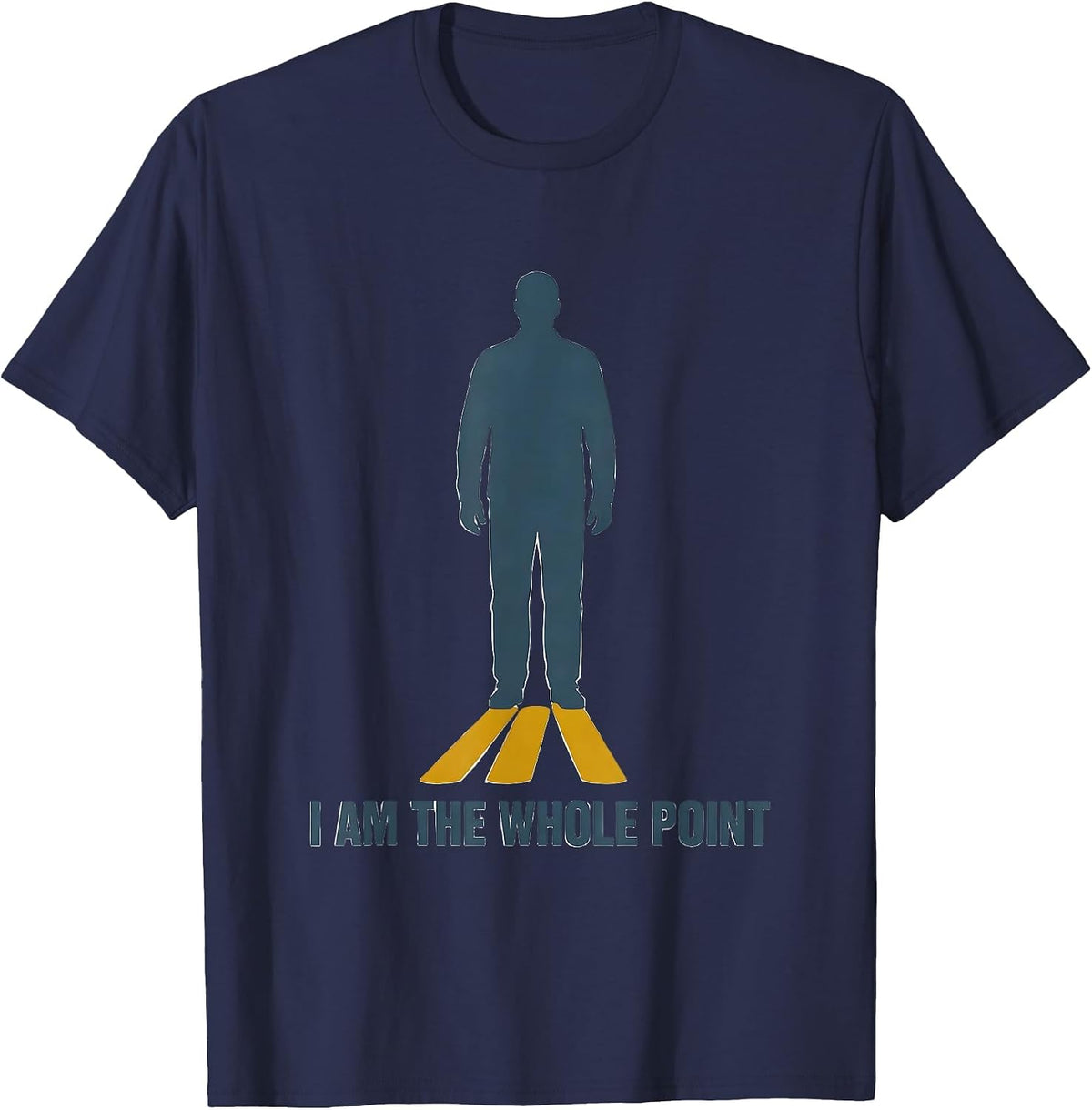 I Am The Whole Point Supportive Down Syndrome Awareness T-Shirt - Navy Blue