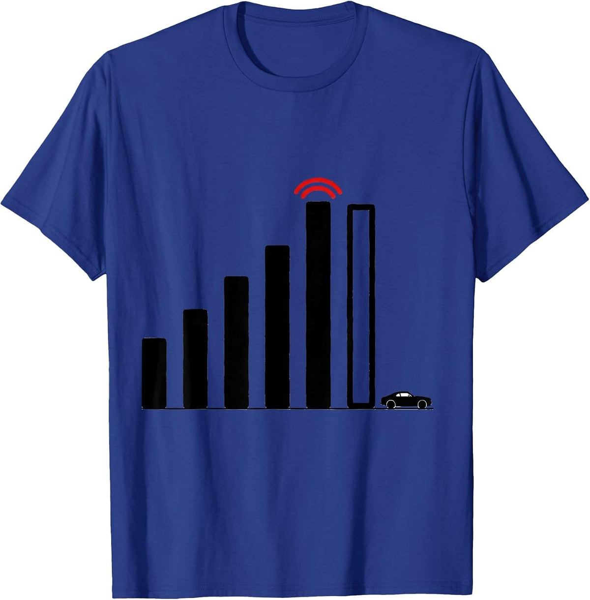 Storm Chaser Meteorology Enthusiast Minimalist Tornado Humor T-Shirt - Royal Blue