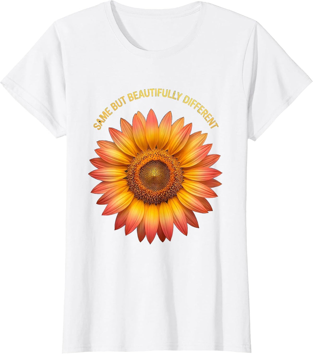 Same But Beautifully Different Down Syndrome Awareness T-Shirt - White