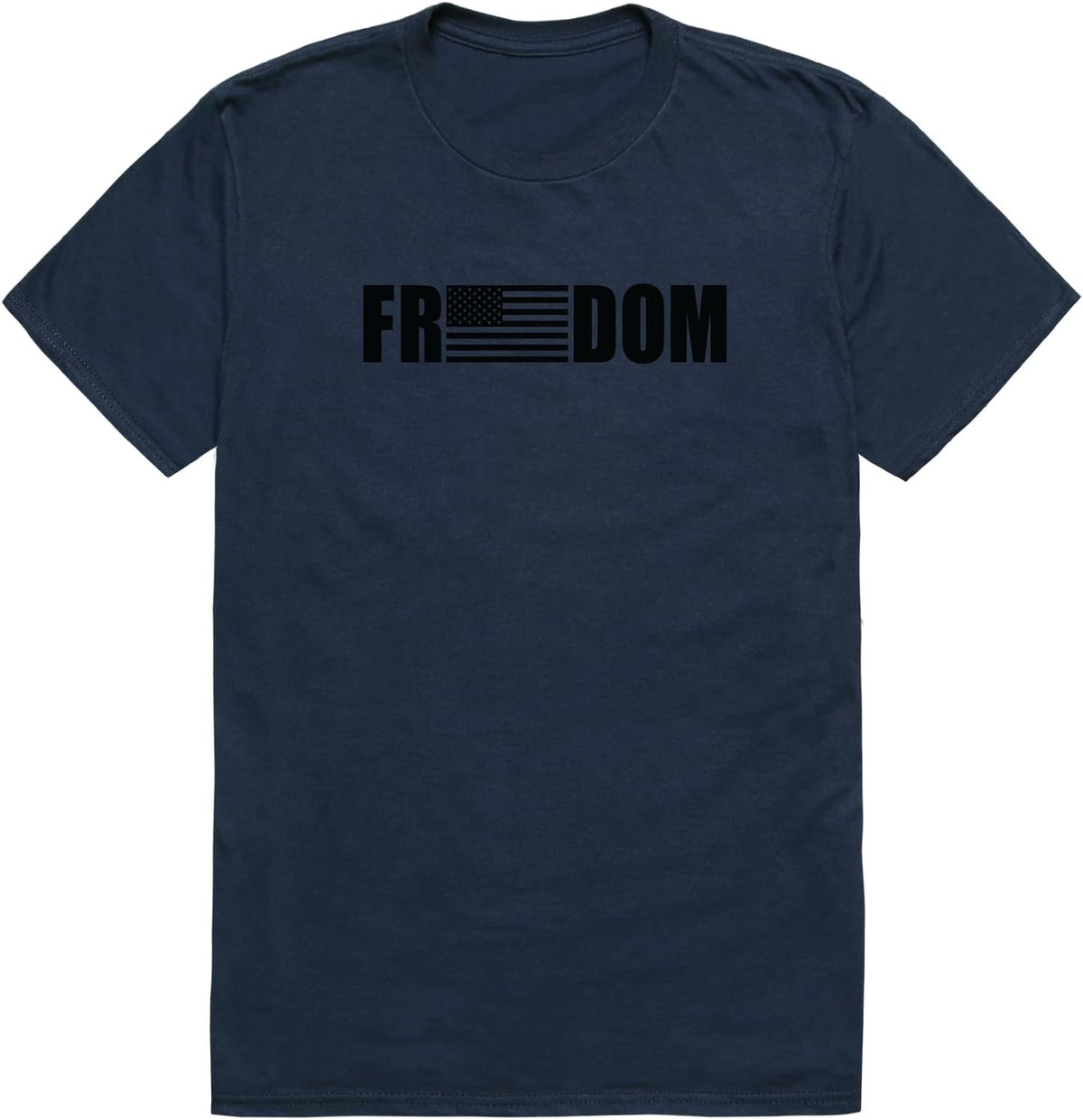 America Basic Tee, Freedom Flag - Navy