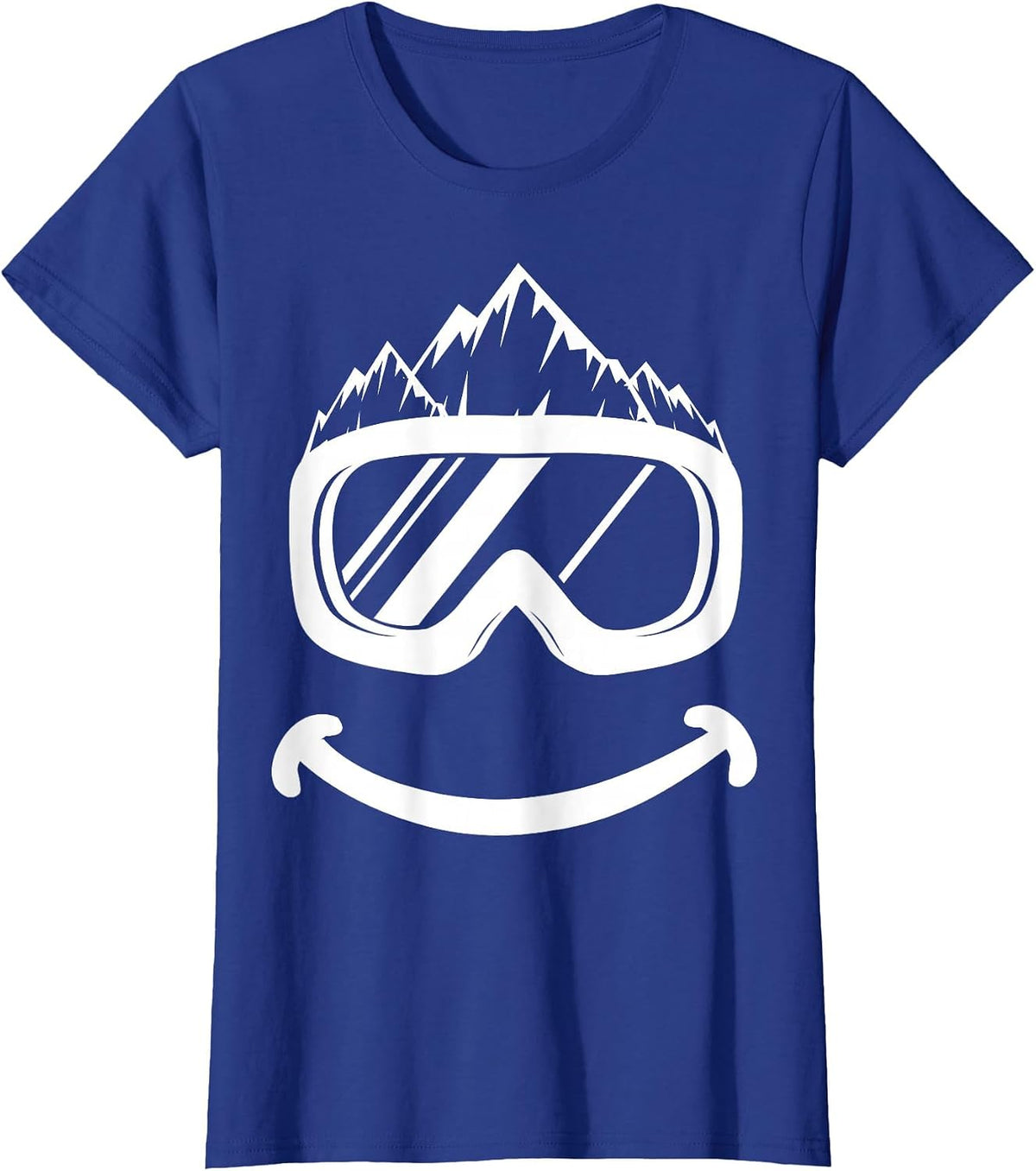 Fun Ski Tee Skiing Funny Snowboard T-Shirt - Royal Blue