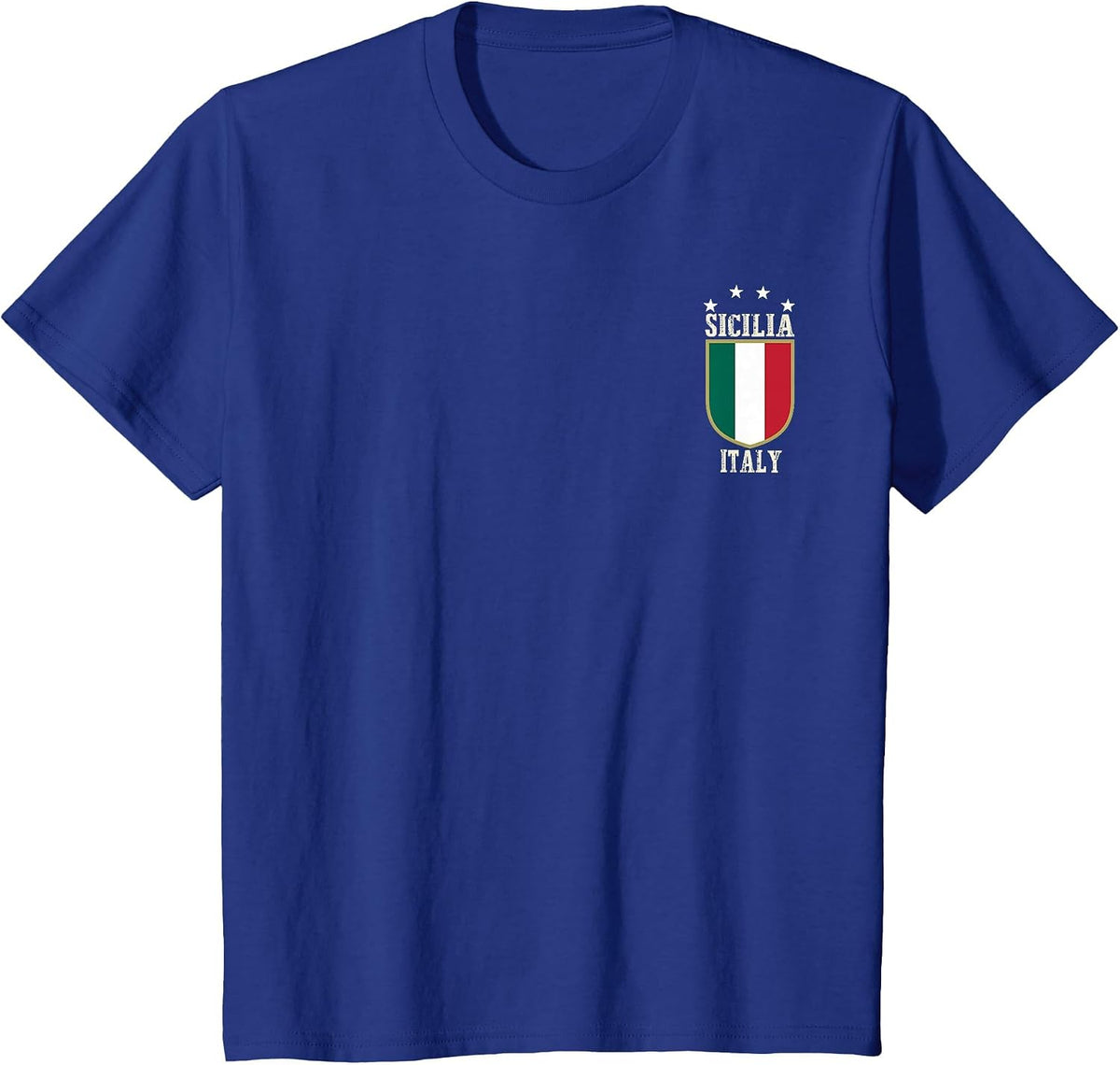 Sicilia Italy Italia Souvenir Italian Sicily T-Shirt - Royal Blue