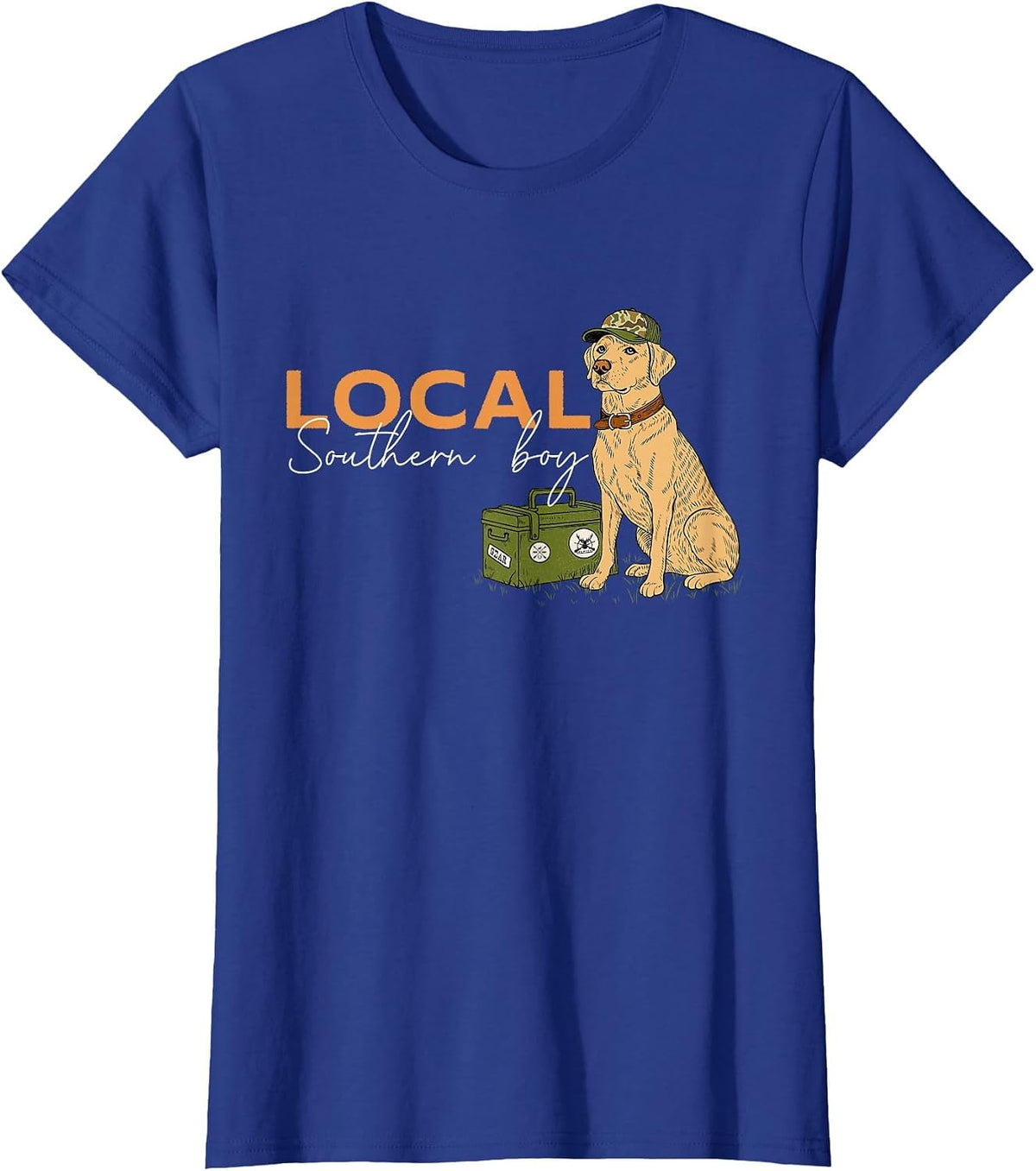 Local Southern Boy - Waterfowl Hunting Lover Hunter T-Shirt - Royal Blue