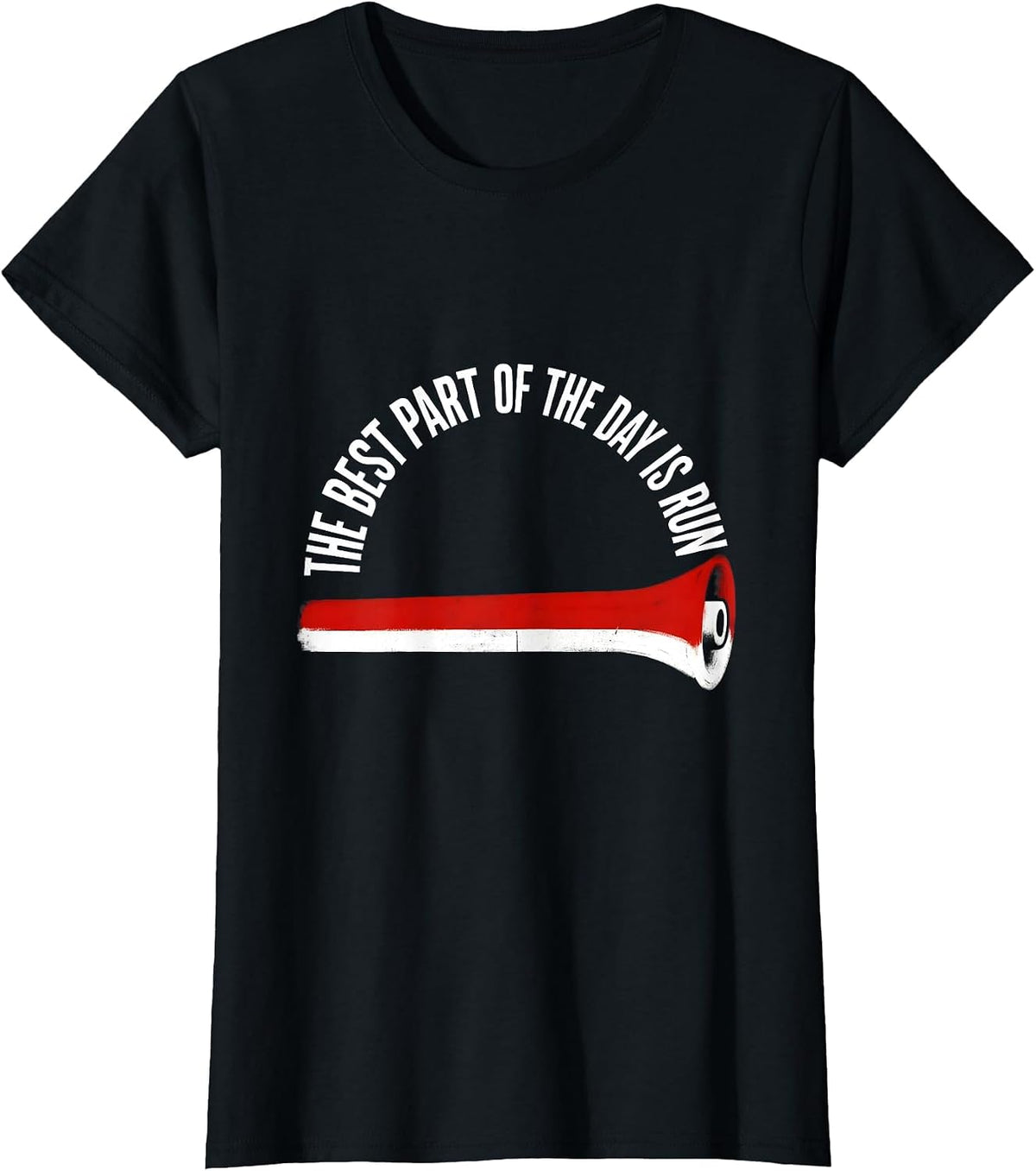 The Best Part Of The Day Is Run Funny PE Teacher T-Shirt - Black