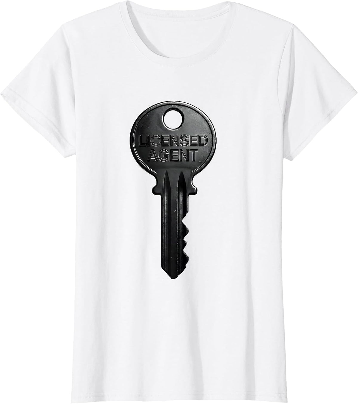 Licensed Agent Funny Realtor Real Estate Agent Gift T-Shirt - White