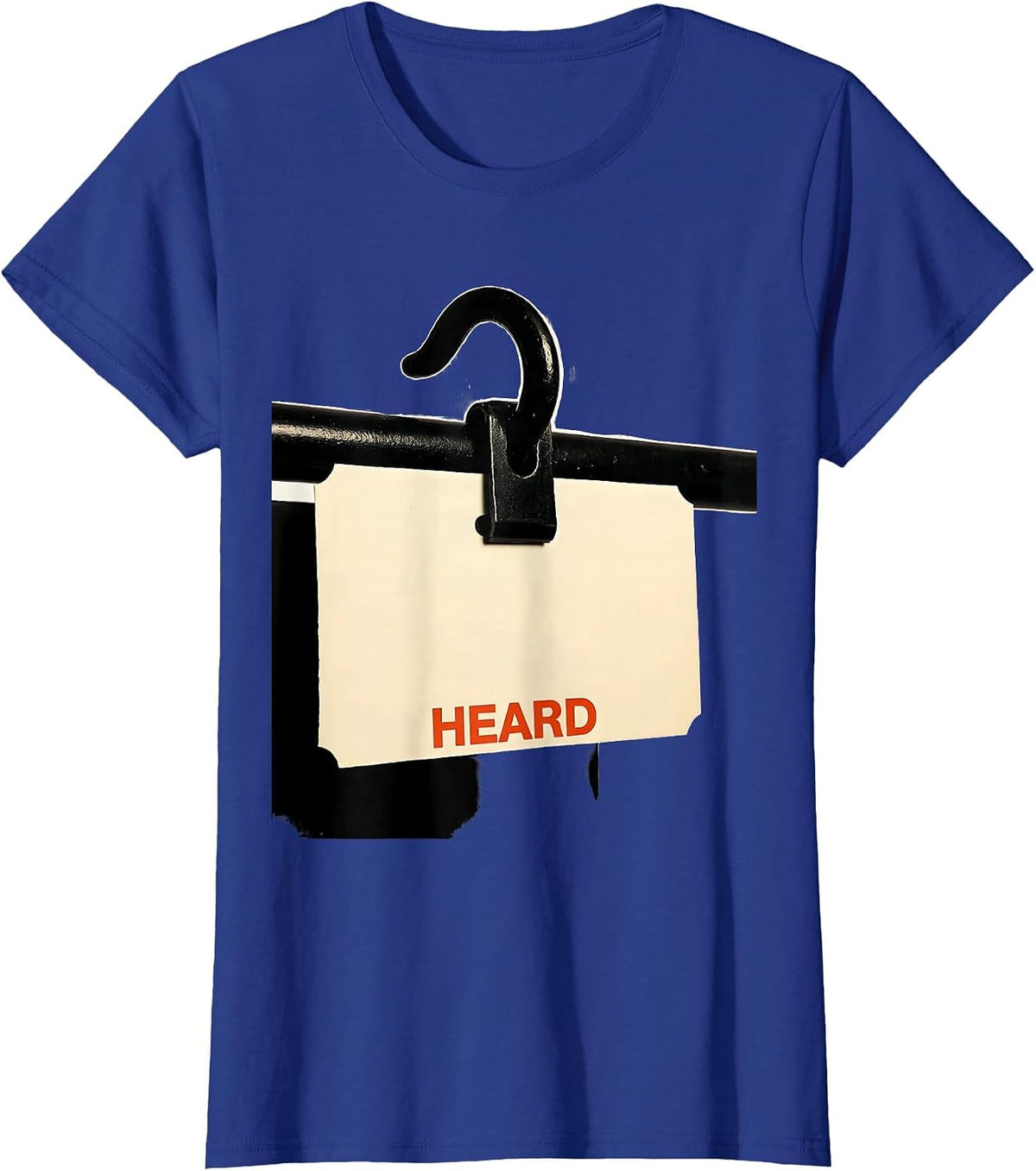 Women's Heard Funny Chef Restaurant Kitchen Slang Lingo Cook Gift T-Shirt - Royal Blue